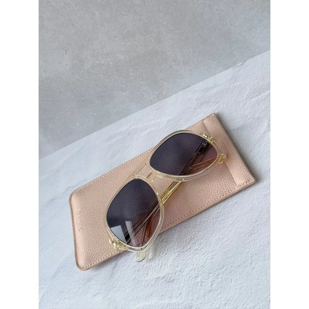 NEW Chloe CH0289S Aviator Sunglasses in Transparent Yellow